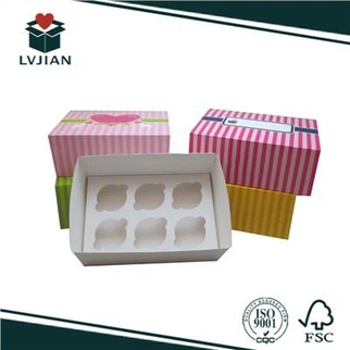 Δοχείο φαγητού σε πακέτο χαρτιού cupcake